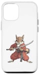 Coque pour iPhone 12/12 Pro Anime Samurai Squirrel Warrior Kids