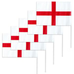 ENGLAND FOOTBALL FLAGS Hand Held World Cup Finals Soccer Qatar Fans Spectator UK