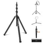 NEEWER Photography Travel Light Stand 6.5ft/200cm, Portable Aluminum Lightweight Tripod Max Load 13lb/6kg, Heavy Duty for Strobe Flash Video Light Softbox for Wedding Outdoor Video Shooting, ST103