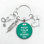 HNKPWY Beautiful Doctor Angel Pattern Badge Keychain Mini Medical Model Best Nurse Day Keychain Medical Graduation Gift-14