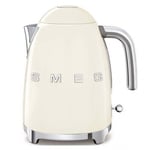 Smeg KLF03CREU Bouilloire Électrique Crème 2400W 1,7 Litres