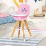Chaise haute pour poupée BABY BORN - ZAPF CREATION - Modele Highchair - Rose ...