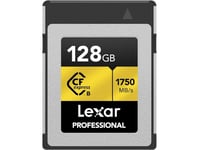 Lexar Lcxexpr128g-Rneng, 128 Gb, Cfexpress Typ B, 1900 Mb/S, 1500 Mb/S, Silver