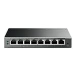 TP-Link Switch PoE (TL-SG108PE V4) 8 ports Gigabit, 4 ports PoE-, 64W pour tous les ports PoE, Boitier Métal, Gestion intelligente, idéal pour créer un réseau de surveillance polyvalent et fiable