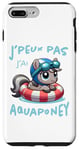 Coque pour iPhone 7 Plus/8 Plus Humour J'peux pas j'ai Aquaponey cadeau drôle