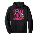 In My 10th Birthday Era Ten Bday 10 Year Old Birthday Girl Pullover Hoodie