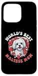 iPhone 15 Pro Max Maltese Dog Breed Pet World's Best Maltese Mom Case