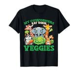 Funny Zoo Keeper My Coworkers Eat Their Veggies T-Shirt