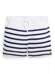 Ralph Lauren Kids' Athletic Striped Shorts, White/Multi