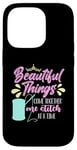 iPhone 14 Pro Beautiful Things Come Together Loves Stitching Cross Stitch Case