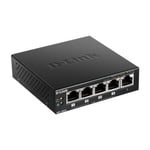 D-Link 5-Port Desktop Poe+ switch