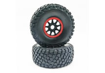 FTX DR8 Wheel and Tyre Set (2) - Red FTX9582R