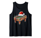 Foosball Player Christmas Hat Xmas Tank Top