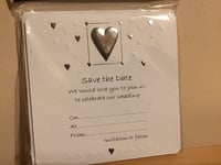 Save The Date Wedding Announcement Cards Packs Of 10 With Emvelopes