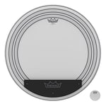 REMO drum head, Powersonic white coated, 24 inch bass drum, PW-1124-00