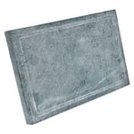 Pierre de savon naturelle de remplacement 25x30 cm pour plaque de cuisson 2 cm d'e'paisseur lave-barbecue Grigio 25x30 cm - Koem