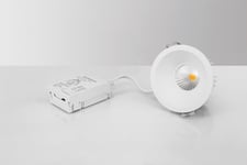 DOWNLIGHT 6W, 4000K, AC-CHIP, 230V, HVIT, IP44