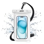 JOTO Pochette Étanche Smartphone Certifiée IPX8 iPhone 16/15/14/13/12/11 Plus Pro Max, Xiaomi Redmi Note 13/13 Pro 12 A3, Galaxy A15 A35 A25 A54 A55, Housse Étanche Jusqu'à 7 Pouces