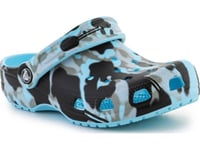 Crocs Crocs Classic Spray Camo Clog För Barn 208305-001 Grön 29/30