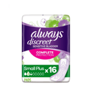 Always Discreet Incontinence Pads Small Plus 16 x1