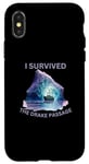 iPhone X/XS Antarctica I Survived The Drake Passage Purple Iceberg Case