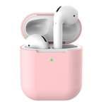 Apple Airpods silikonfodral till laddningsetui - Roséguld