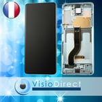 Ecran Vitre + LCD sur chassis pour Samsung Galaxy S20 PLUS SM-G985F 6.7" BLEU