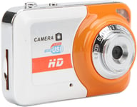 Appareil Photo Numérique, Mini Caméra au Pouce, Caméra Vidéo Portable avec Détection de Mouvement, Appareils Photo Numériques Point and Shoot, Mini Caméra DV Tendance pour Enfants (Orange).[G491]