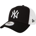 New Era 9FORTY New York Yankees MLB Adjustable Trucker Baseball Cap Black/White