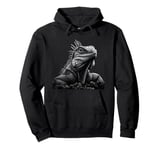 Cuban Rock Iguana Shirt Gothic Reptile Keeper Pet Owner Art Pullover Hoodie