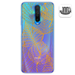 Coque Gel Transparent pour Xiaomi Pocophone Little X2 Design Feuilles Dessins