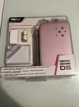 pack essential kit housse stylet range jeux nintendo ds lite ROSE