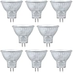 -mr11 Halogenlampa 12v 20w, Gu4 Ljuskällor Varm Vit 2800k Bi-pin Reflektor Baslampor, Spotlight 2 Pin Gu4 Infälld Spårbelysning Med Front G