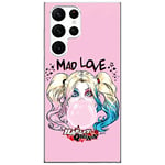 ERT GROUP Coque de téléphone Portable pour Samsung S22 Ultra Original et sous Licence Officielle DC Motif Harley Quinn 001 Parfaitement adapté à la Forme du téléphone Portable, Coque en TPU