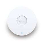 TP-Link AXE11000 Ceiling Mount Quad-Band Wi-Fi 6E Access Point, 10GE Wired Performance, PoE++ Support (802.3bt), Connectivity up to 2000 Clients, WPA3, Ideal for High-Density Environments(EAP690E HD)