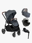 Joie Baby Versatrax Pushchair, Ramble XL Carrycot, i-Snug Car Seat and i-Base On the Go Encore Bundle