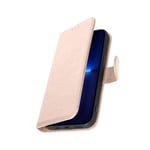 Case for iPhone 13 Pro Clamshell Wallet Function and Video Stand - rose gold