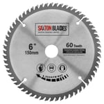 Saxton TCT Circular Saw Blade 150mm x 60T fits Ryobi Bosch Makita etc