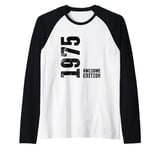 50 Years 50th Birthday Old Man Woman 1975 Raglan Baseball Tee