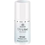 Alessandro Naglar Striplac Peel Or Soak Tillbehör Top Coat - Vegan Shimmer Shell 8 ml ()