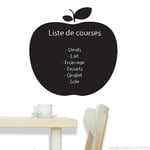 Ambiance-Live Sticker Mural ardoise pomme AVEC CRAIE LIQUIDE - 55 X 55 cm