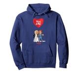 Chucky & Tiffany Blood Red Balloon Pullover Hoodie