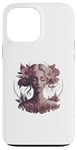 Coque pour iPhone 13 Pro Max Sculpture Femme Femmes Autonomisation Fleurs