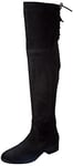 Geox Femme D Felicity C Bottes, Black, 36 EU