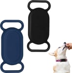 2pcs Anti-Lost Silicone Case Supports Collier Chien Pour Samsung Smart Tag 2 Étui Silicone Pour Galaxy Smart Tag 2, Étui Protection Anti-Perte Pour Samsung Tracker Tags, Collier Chien Anti-Morsure