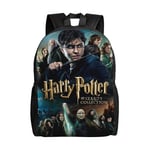 Harry Potter Ryggsäck Lätt Unisex Basic Daypack Bookbag Laptop Väska Ryggsäck För Resor Skola Kontor Dagligen-DCqw810