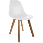 Ac-deco - Chaise Scandinave Coque Blanche Home Deco Factory