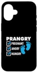 Coque pour iPhone 16 Prangry Enceinte En colère Faim Future Maman Grossesse