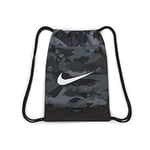 Nike Mixte Nike Brasilia Sports bag, Smoke Grey/Black/White, Taille unique EU