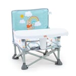 Bright Starts, Rehausseur Portable Disney Winnie the Pooh Pop 'N Sit, Utilisation Intérieure et Extérieure, Siège au Sol avec Tablette pour Repas, Pour Enfants de 6 Mois à 3 Ans (Winnie l'Ourson)